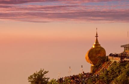 places to visit in myanmar - golden rock